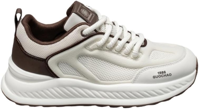 Мужские повседневные спортивные кроссовки с дышащим верхом из сетки - мягкая подошва с антискользящими и износостойкими свойствами. Подходят для тренировок и бега Clolinde, белый/коричневый
Мужские повседневные спортивные кроссовки с дышащим верхом из сетки - мягкая подошва с антискользящими и износостойкими свойствами. Подходят для тренировок и бега Clolinde, белый/коричневый