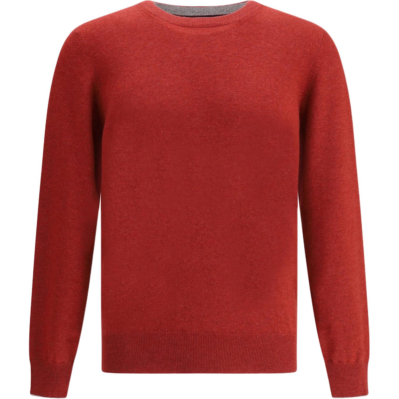 Вязаный свитер с круглым вырезом Brunello Cucinelli, красный
Вязаный свитер с круглым вырезом Brunello Cucinelli, красный