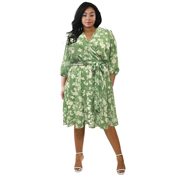 Платье-обертка с v-образным вырезом Marée pour toi Jessica London
Платье-обертка с v-образным вырезом Marée pour toi Jessica London