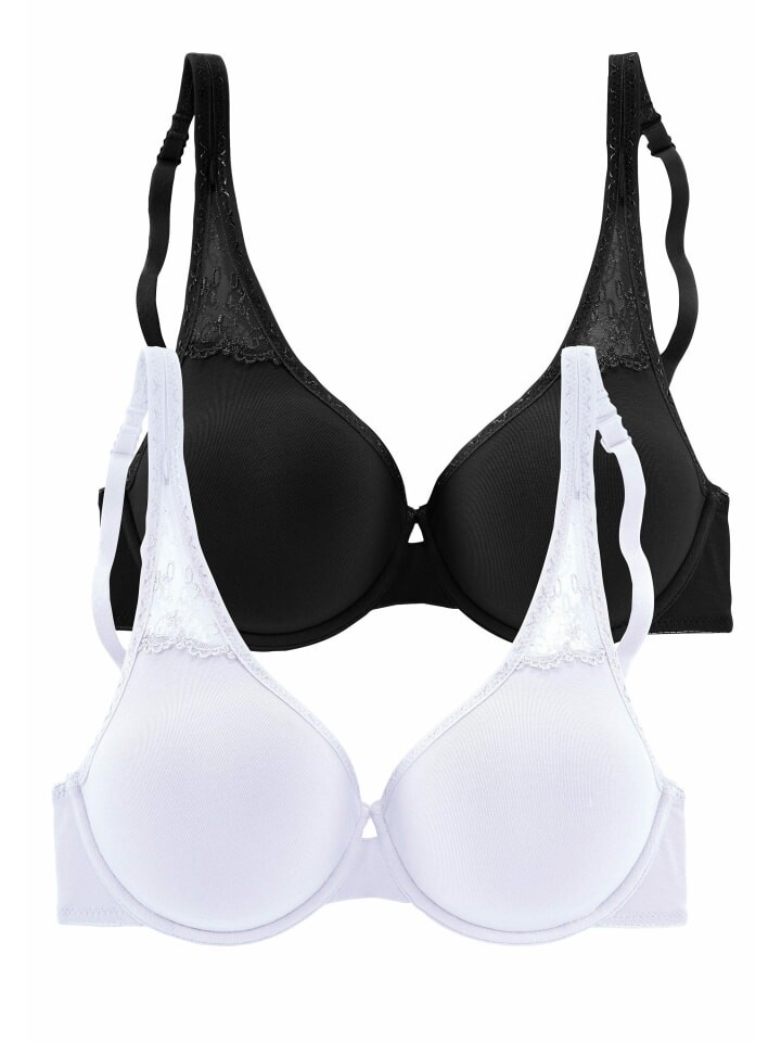 Бюстгальтер на косточках PETITE FLEUR, цвет weiß+schwarz 
Бюстгальтер на косточках PETITE FLEUR, цвет weiß+schwarz