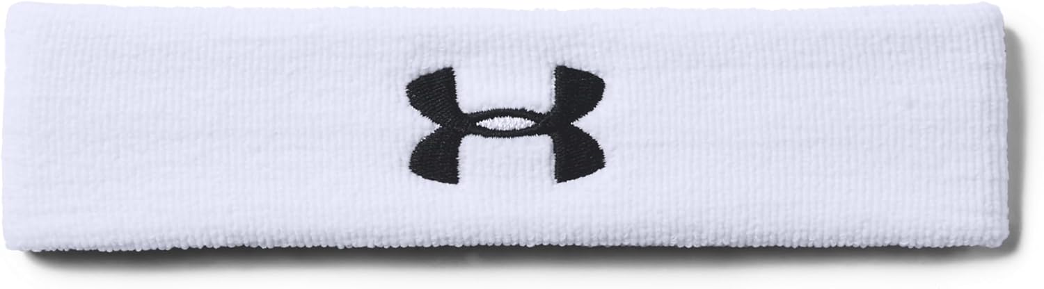 Under Armour мужская спортивная повязка на голову, White (100)/Black
Under Armour мужская спортивная повязка на голову, White (100)/Black