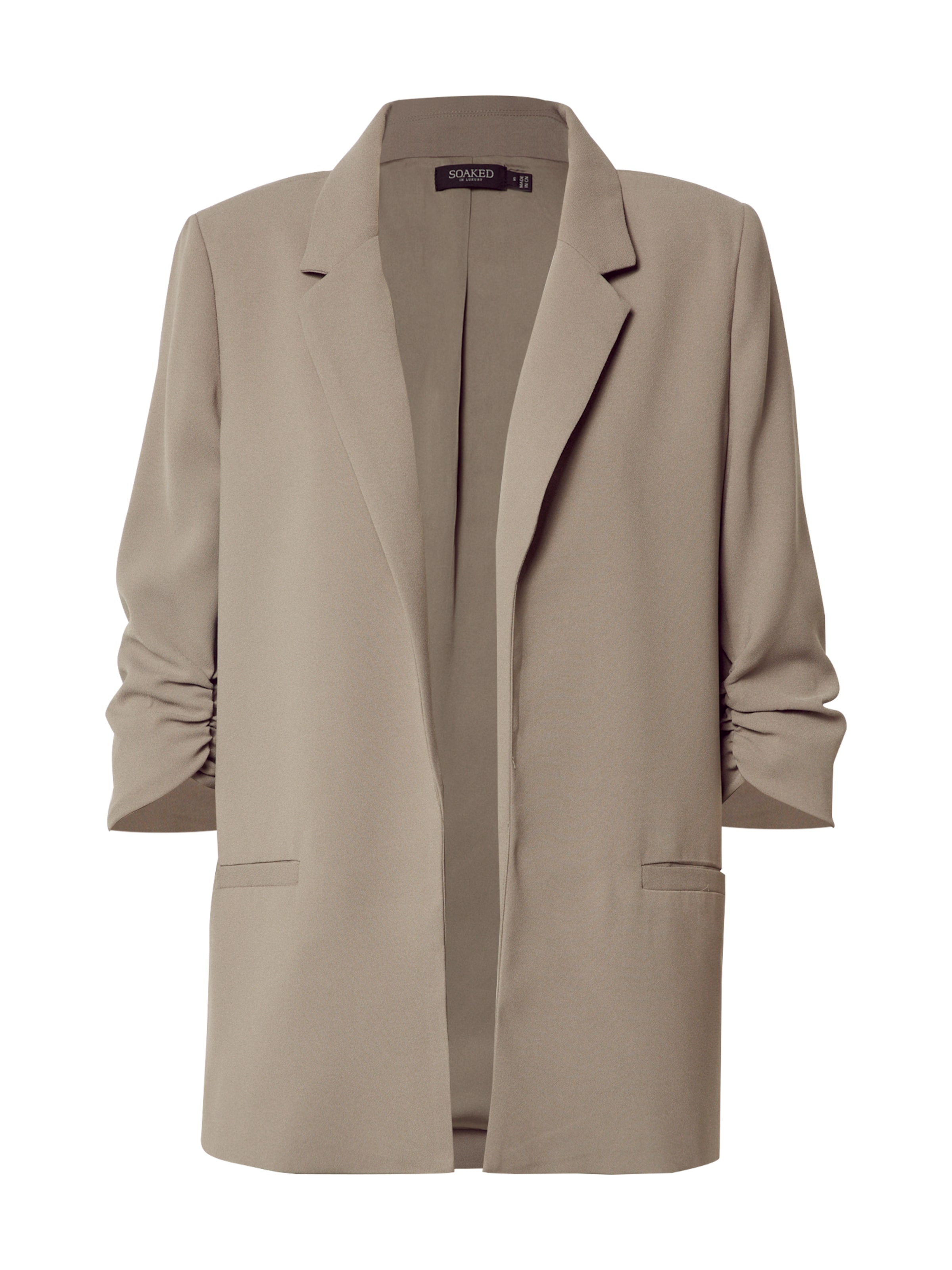 SOAKED IN LUXURY Блейзер 'Shirley' в цвете гридж
SOAKED IN LUXURY Блейзер 'Shirley' в цвете гридж