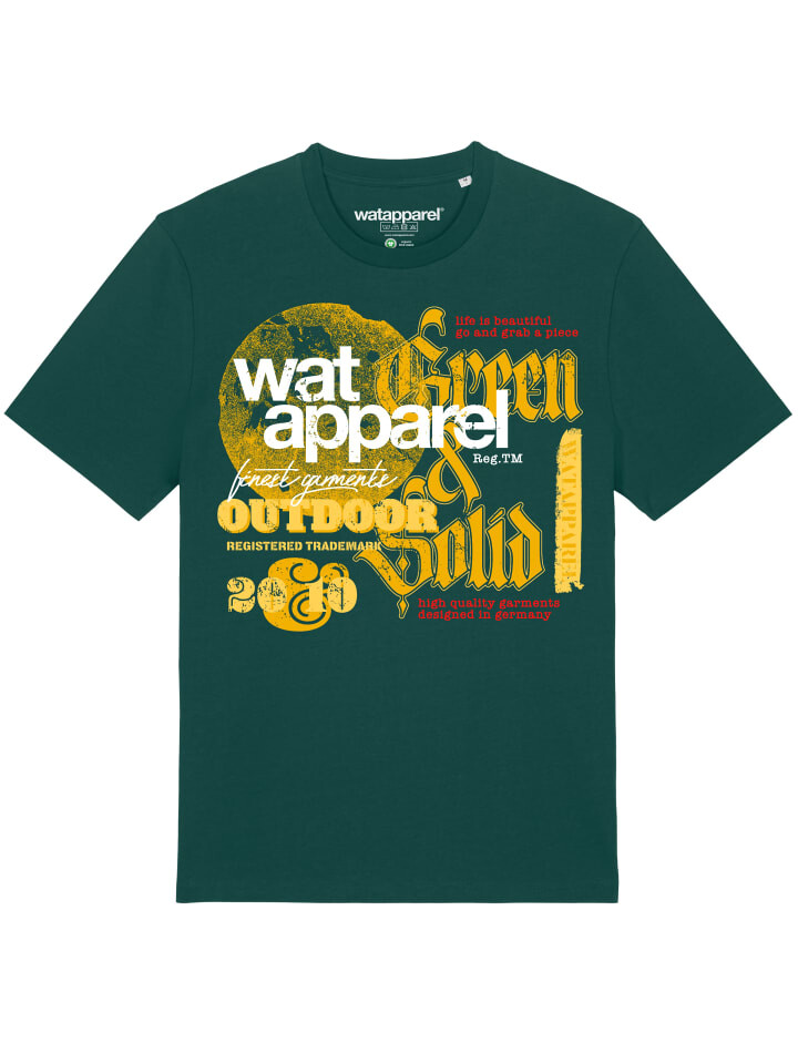Футболка wat Apparel, темно-зеленый
Футболка wat Apparel, темно-зеленый
