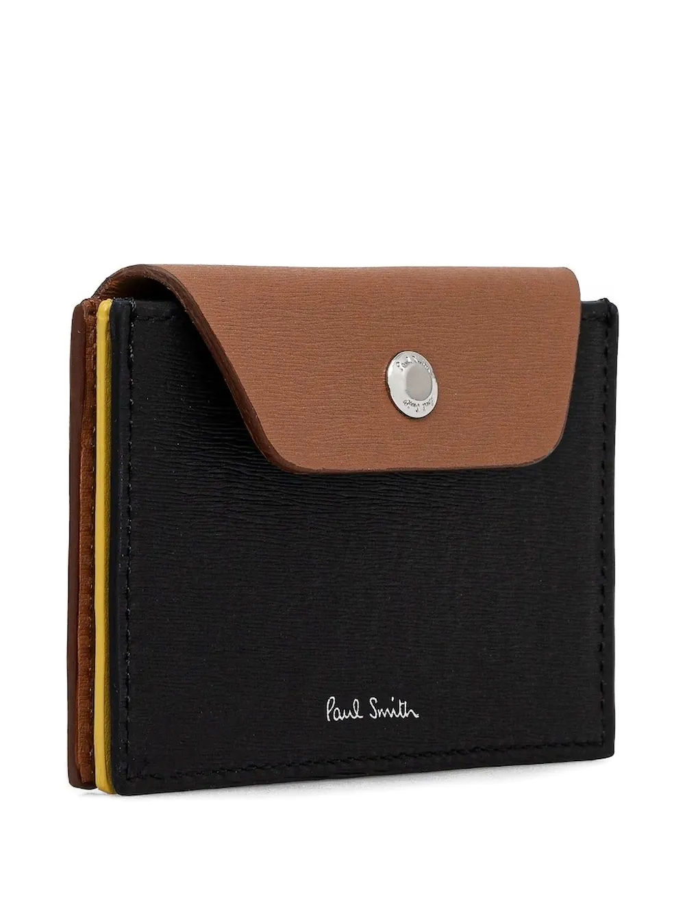 Картхолдер с полосками Paul Smith, черный 
Картхолдер с полосками Paul Smith, черный