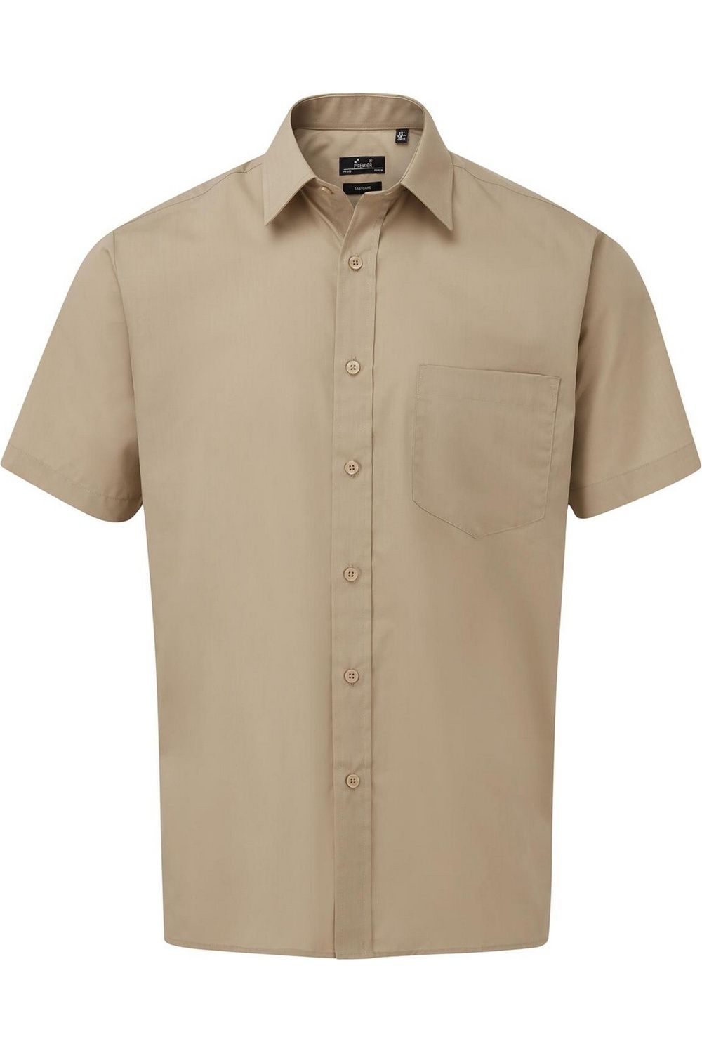 Рубашка Premier Poplin с коротким рукавом, хаки
Рубашка Premier Poplin с коротким рукавом, хаки