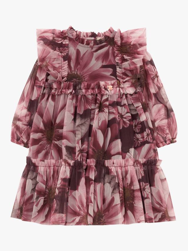 Детское платье с длинными рукавами, цветочным принтом и рюшами из сетчатой ткани Angel & Rocket, Burgundy
Детское платье с длинными рукавами, цветочным принтом и рюшами из сетчатой ткани Angel & Rocket, Burgundy