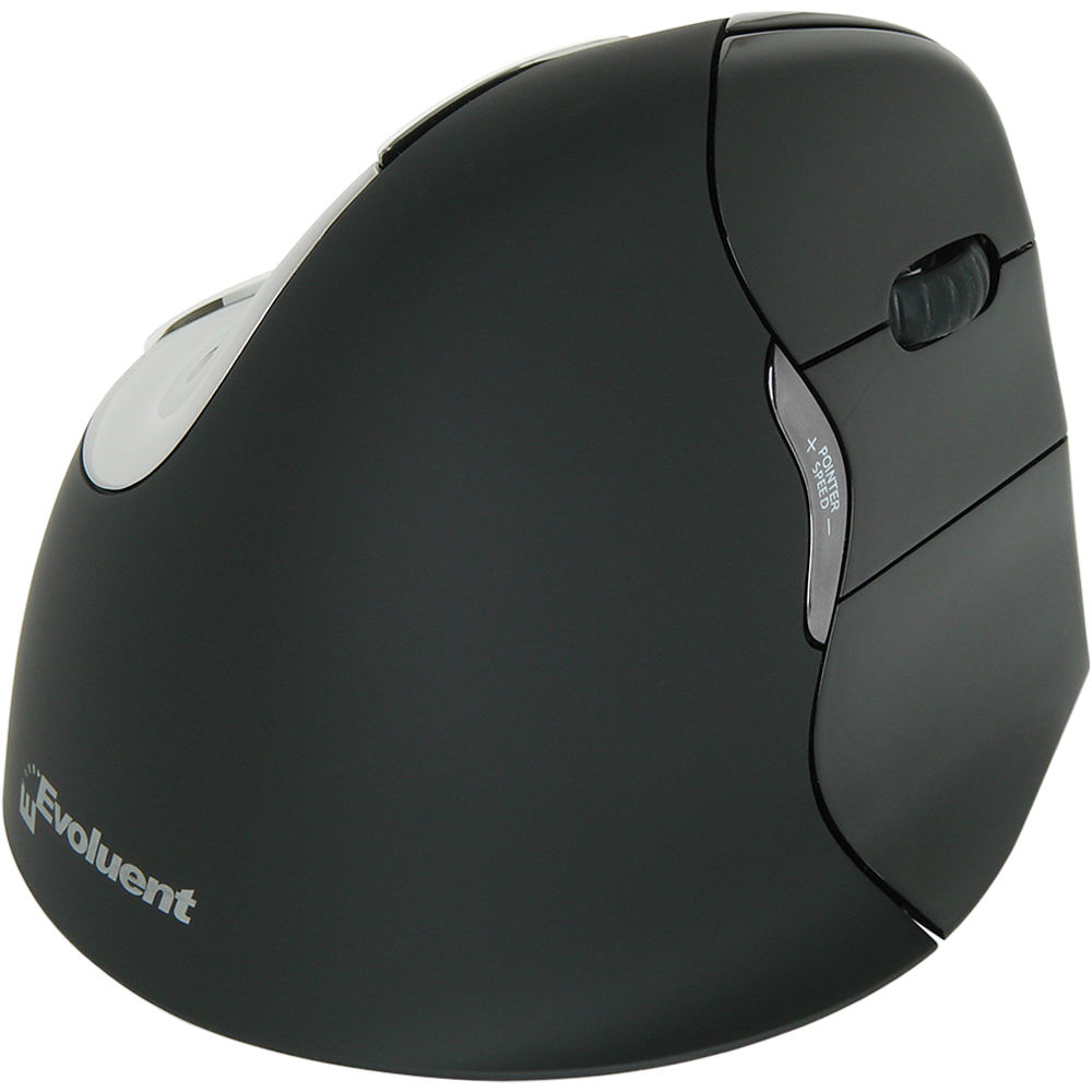 Беспроводная вертикальная мышь Evoluent Wireless VerticalMouse 4 для Mac (черная)