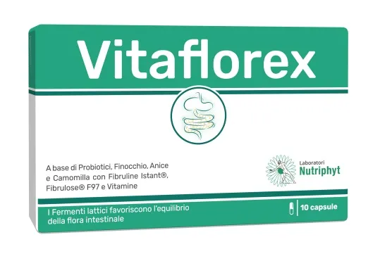 VitaFlorex Добавка молочнокислых ферментов 10 капсул
VitaFlorex Добавка молочнокислых ферментов 10 капсул