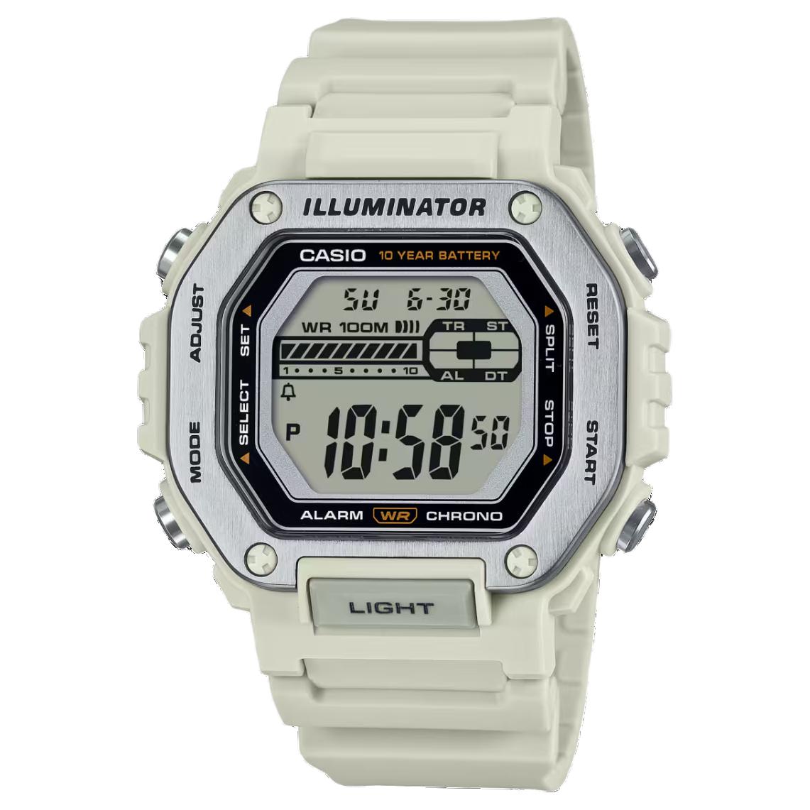 Мужские серые часы MWD-110H-8AVDF CASIO
Мужские серые часы MWD-110H-8AVDF CASIO