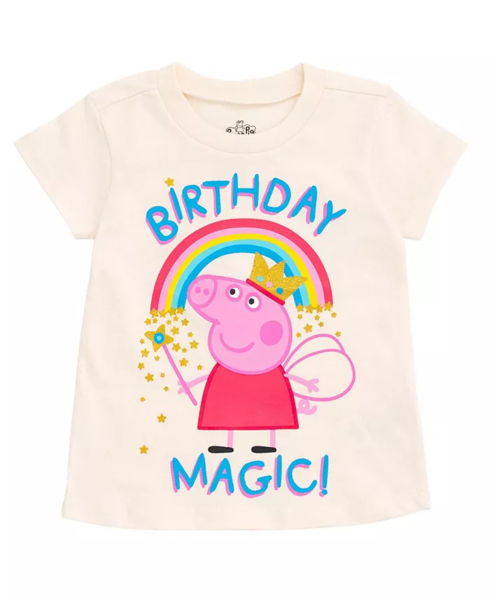 Футболка для девочек Toddler Peppa Pig, белый
Футболка для девочек Toddler Peppa Pig, белый