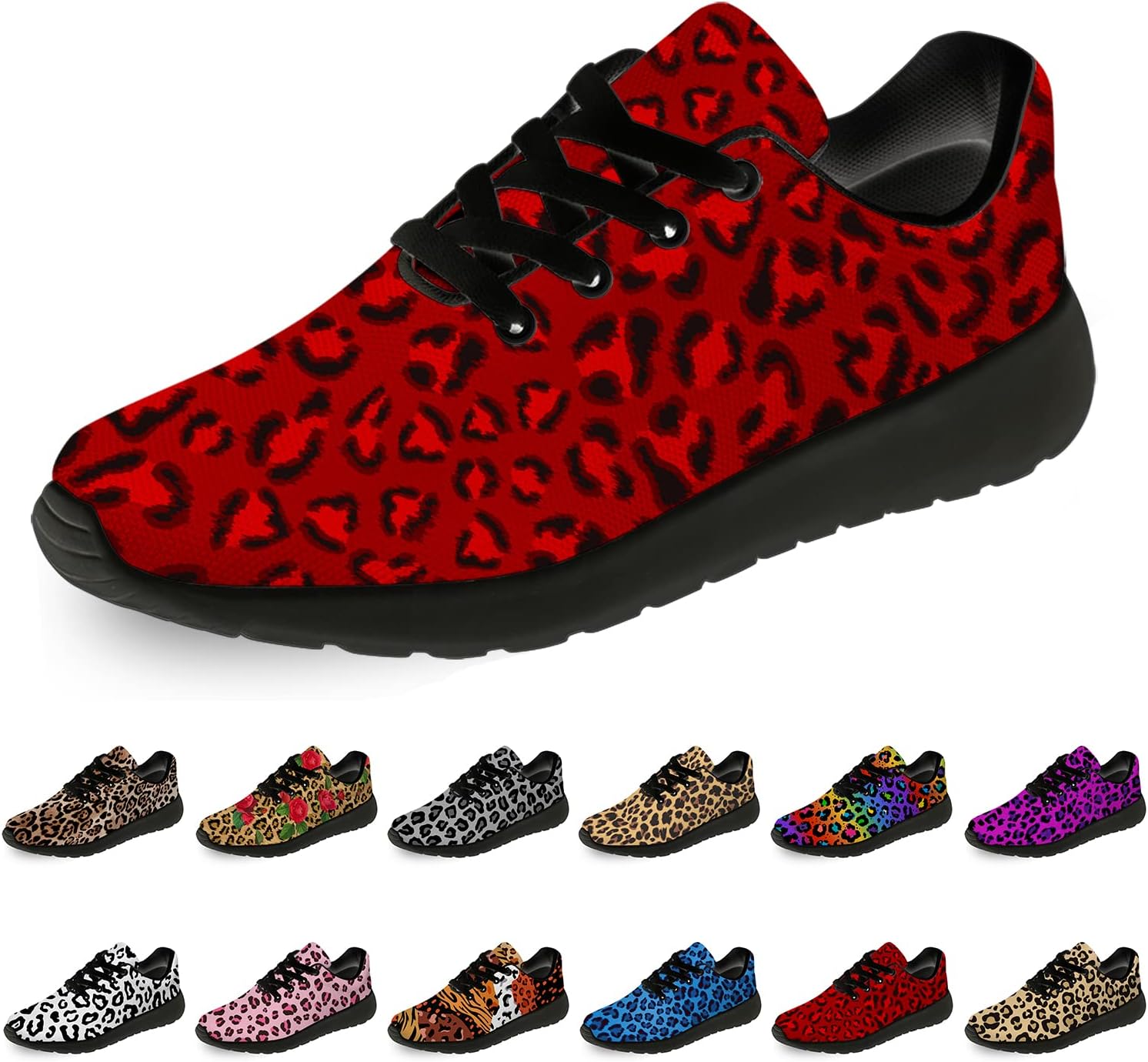 Кроссовки с леопардовым принтом для женщин и мужчин, беговые кроссовки, удобные легкие кроссовки для прогулок и тенниса, обувь с имитацией животной кожи, подарки Horethy, черный/красный
Кроссовки с леопардовым принтом для женщин и мужчин, беговые кроссовки, удобные легкие кроссовки для прогулок и тенниса, обувь с имитацией животной кожи, подарки Horethy, черный/красный
