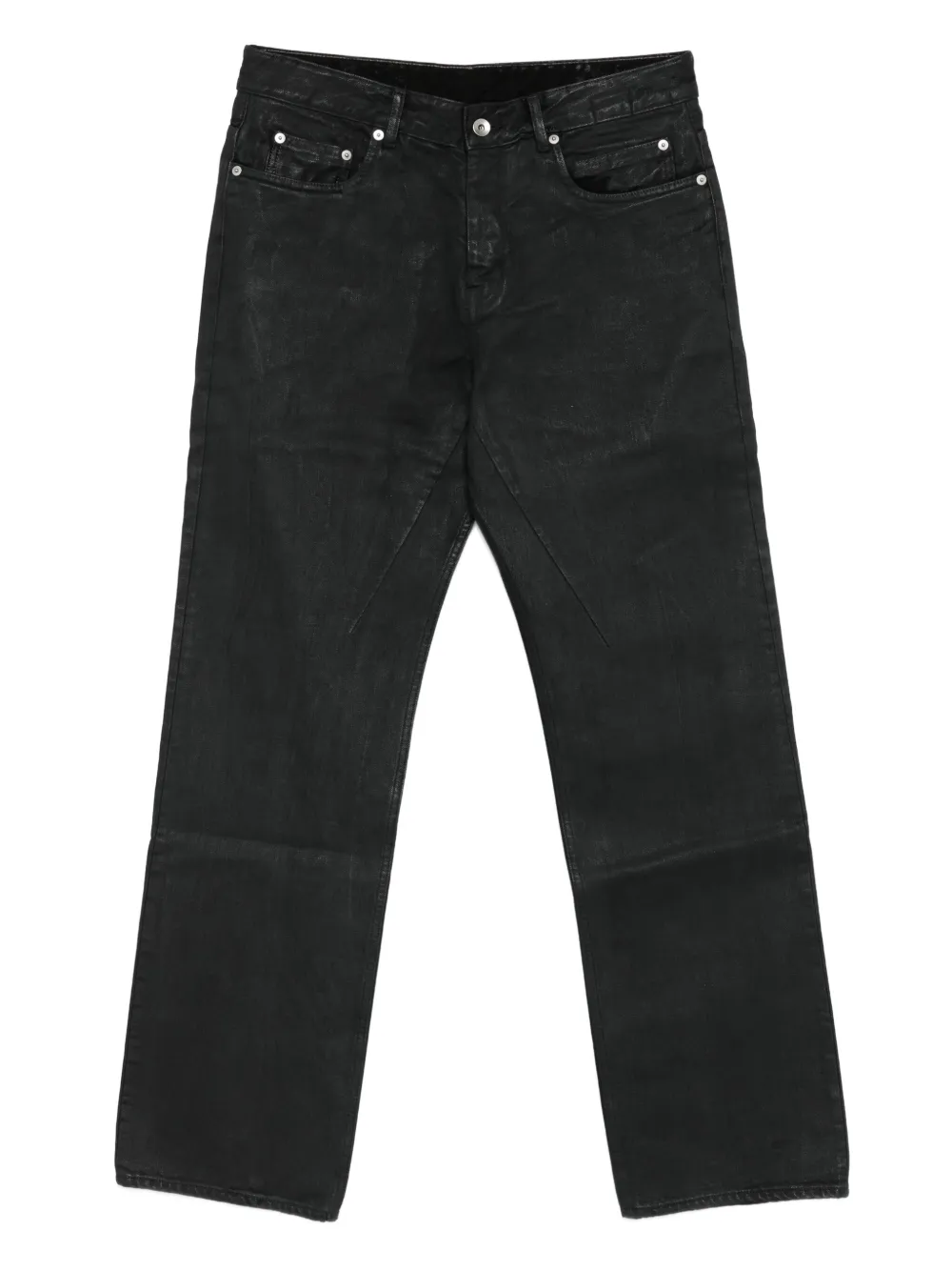 Джинсы, покрытые воском Rick Owens DRKSHDW, черный
Джинсы, покрытые воском Rick Owens DRKSHDW, черный