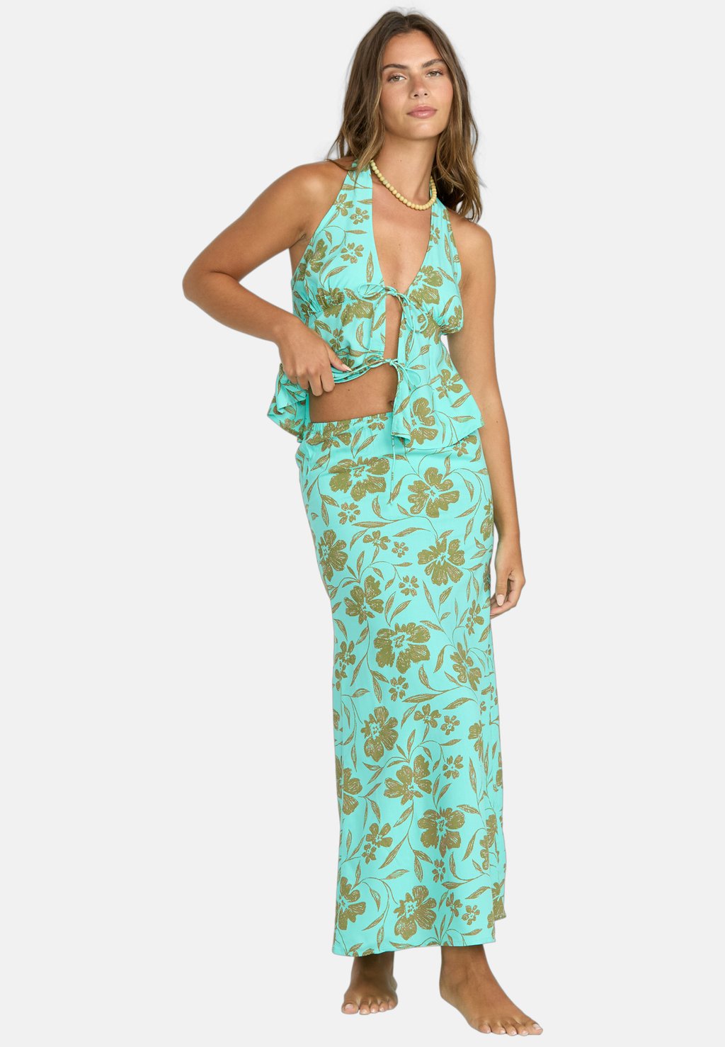 Юбка макси YOUR DREAM - A-line skirt Billabong, бирюзовый 
Юбка макси YOUR DREAM - A-line skirt Billabong, бирюзовый