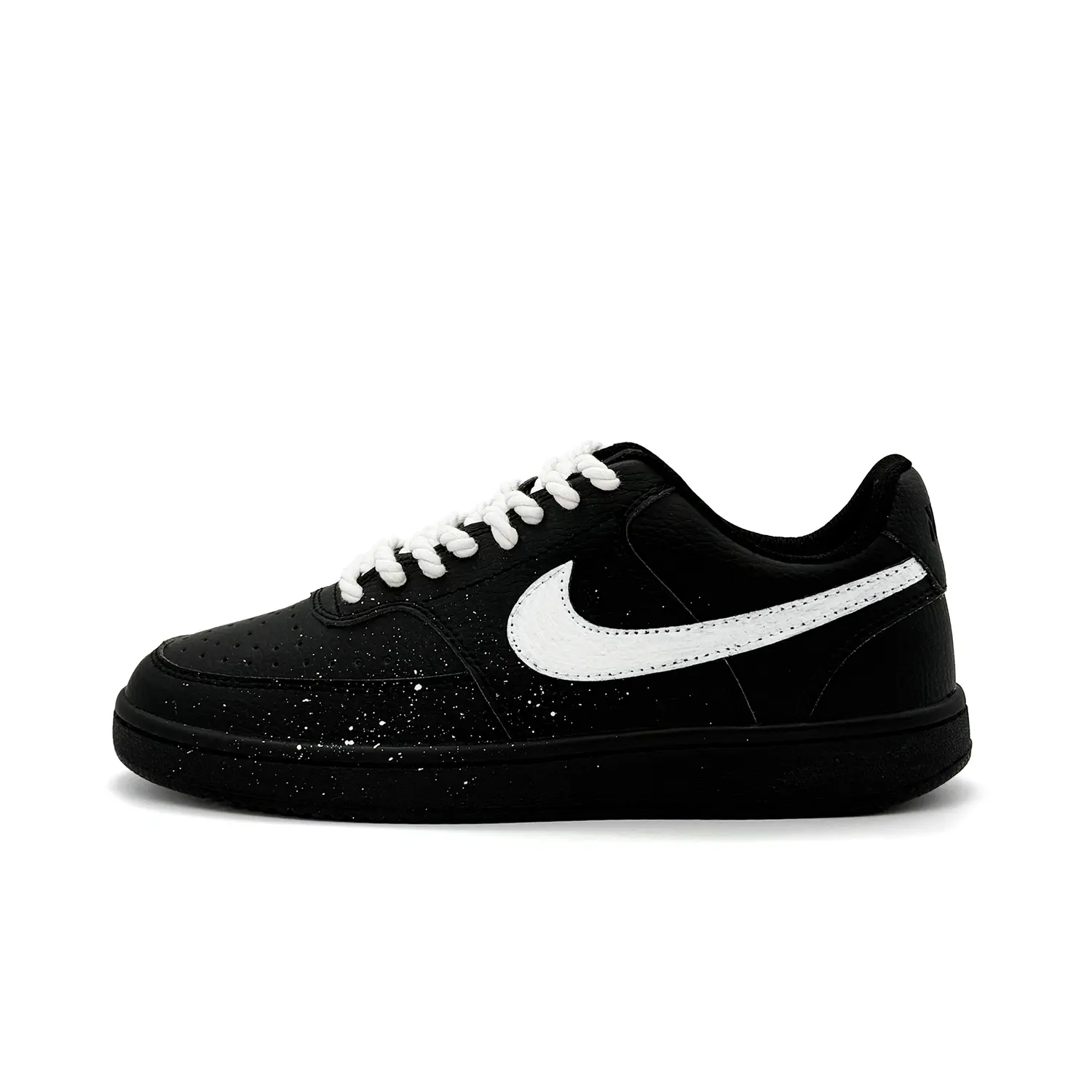 Nike Кроссовки для скейтбординга Court Vision Low Smoke White, износостойкие, низкие, унисекс, черный с белыми элементами
Nike Кроссовки для скейтбординга Court Vision Low Smoke White, износостойкие, низкие, унисекс, черный с белыми элементами