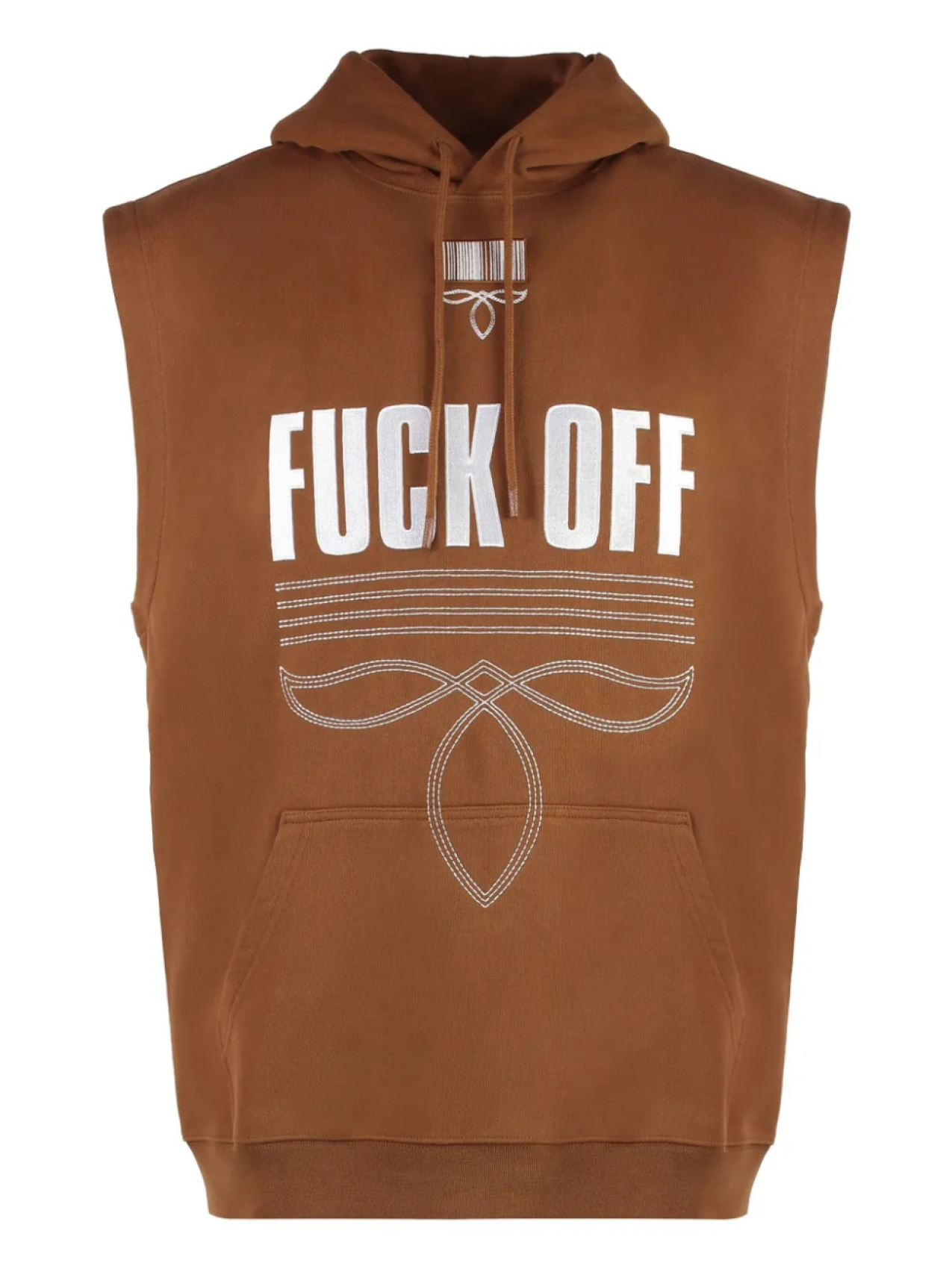 Толстовка с капюшоном из хлопковой смеси VETEMENTS, коричневый
Толстовка с капюшоном из хлопковой смеси VETEMENTS, коричневый