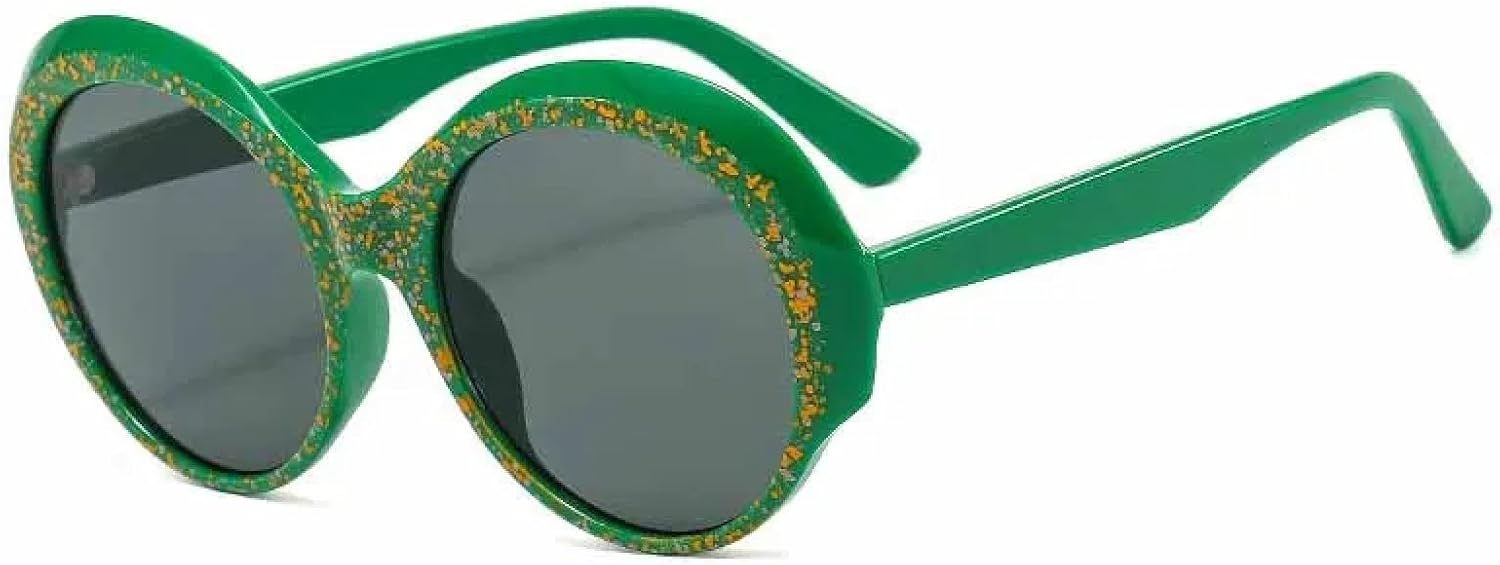 Винтажные круглые солнцезащитные очки в стиле панк с крупной оправой для женщин, модные, роскошные, для активного отдыха, путешествий и вождения, с защитой от УФ-излучения UV400 TKKTLLT, Green Gray
Винтажные круглые солнцезащитные очки в стиле панк с крупной оправой для женщин, модные, роскошные, для активного отдыха, путешествий и вождения, с защитой от УФ-излучения UV400 TKKTLLT, Green Gray