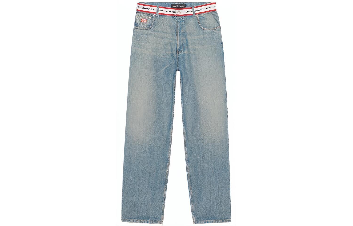 Джинсы унисекс синие Balenciaga, синий
Джинсы унисекс синие Balenciaga, синий