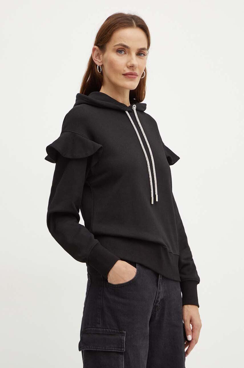 Хлопковая толстовка Silvian Heach LINDER, черный 
Хлопковая толстовка Silvian Heach LINDER, черный