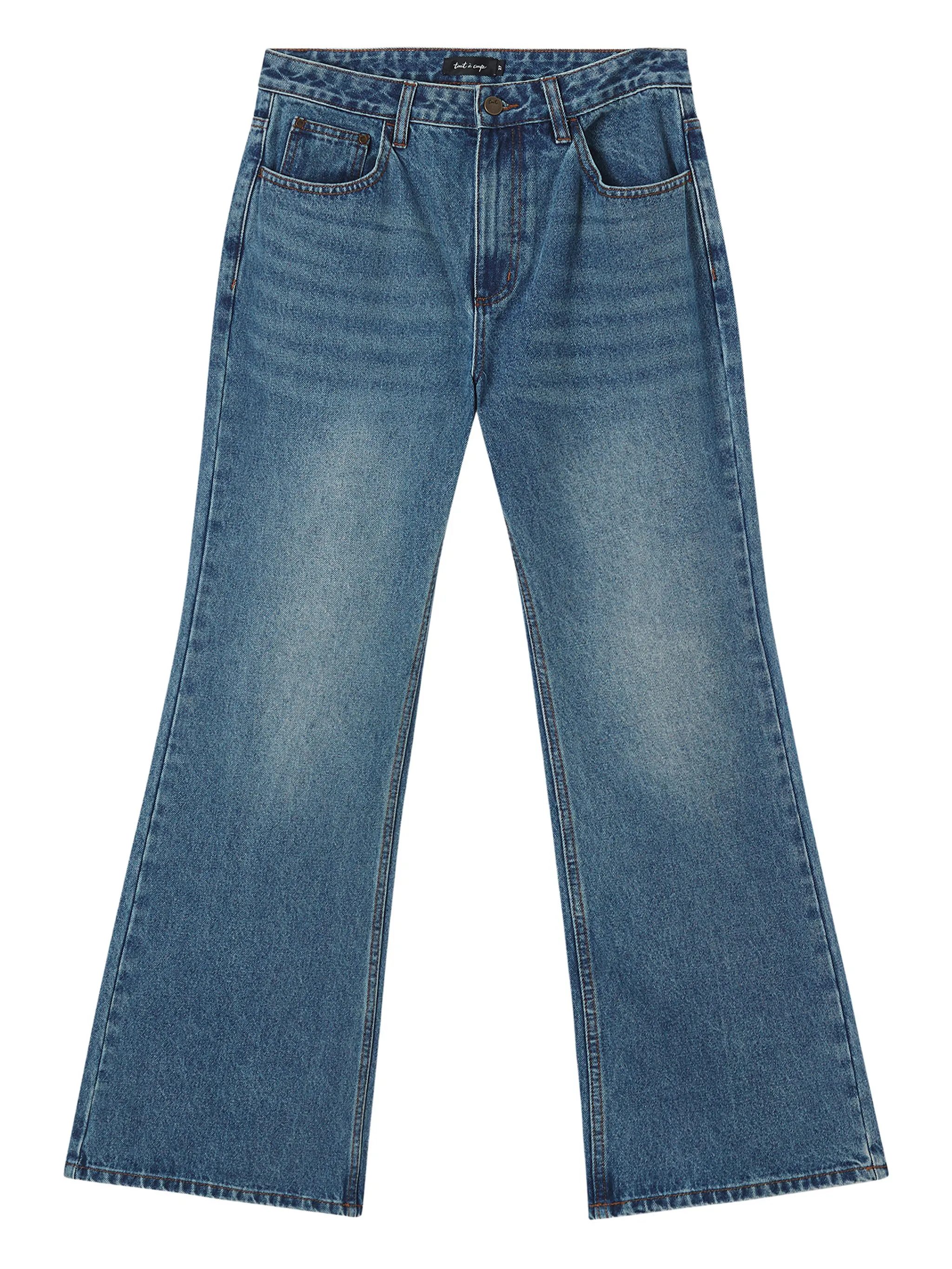 Джинсы с нашивкой-логотипом Tout A Coup, синий
Джинсы с нашивкой-логотипом Tout A Coup, синий
