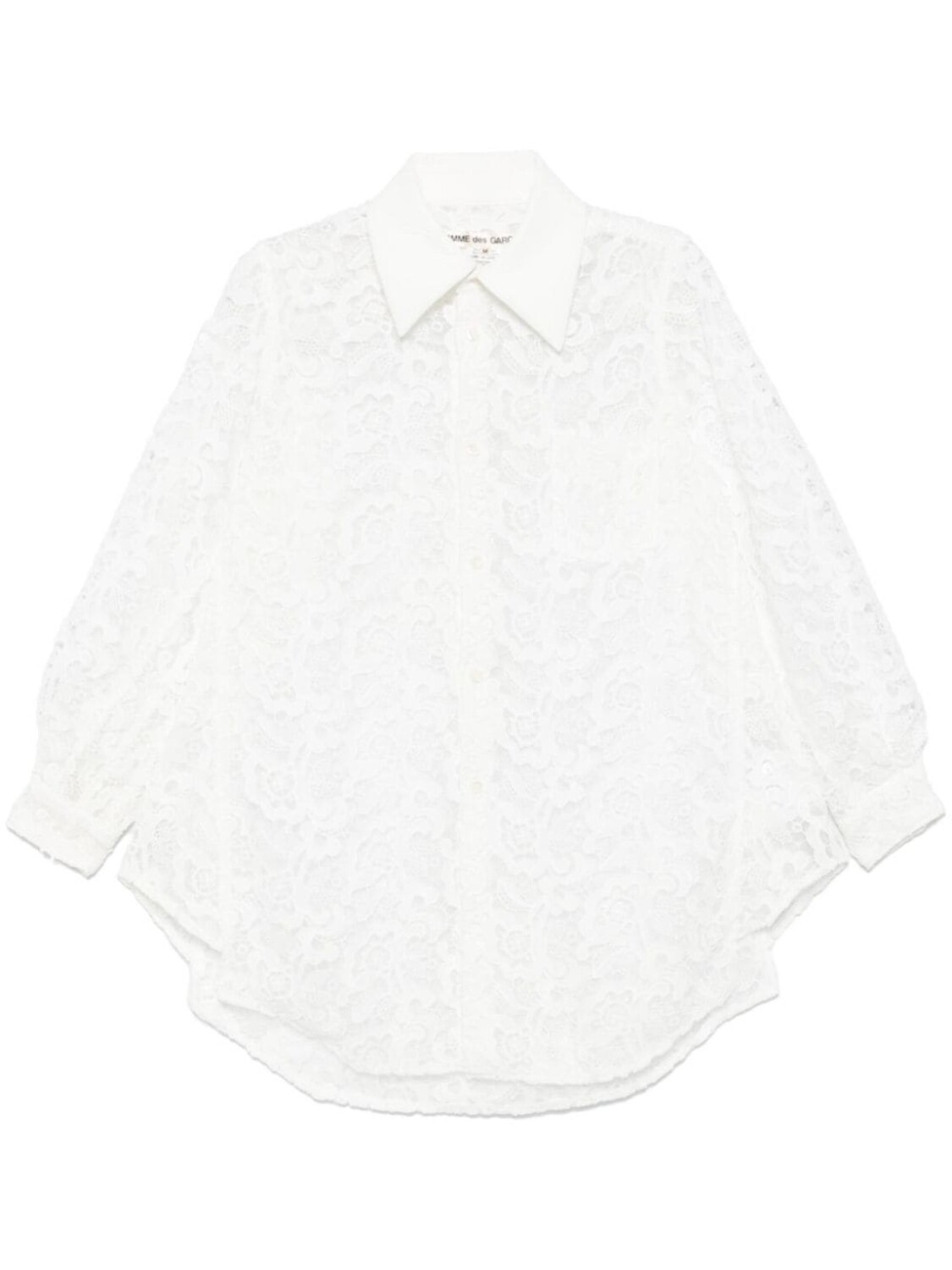 Кружевная рубашка Comme Des Garçons, белый
Кружевная рубашка Comme Des Garçons, белый