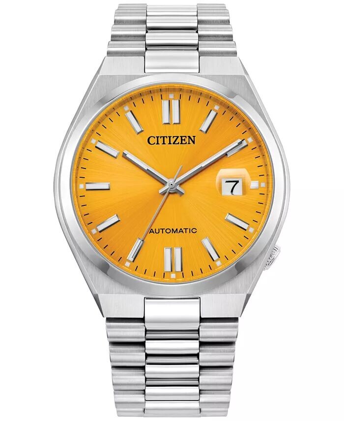 Мужские автоматические часы Tsuyosa с браслетом из нержавеющей стали, 40 мм Citizen, серебро
Мужские автоматические часы Tsuyosa с браслетом из нержавеющей стали, 40 мм Citizen, серебро