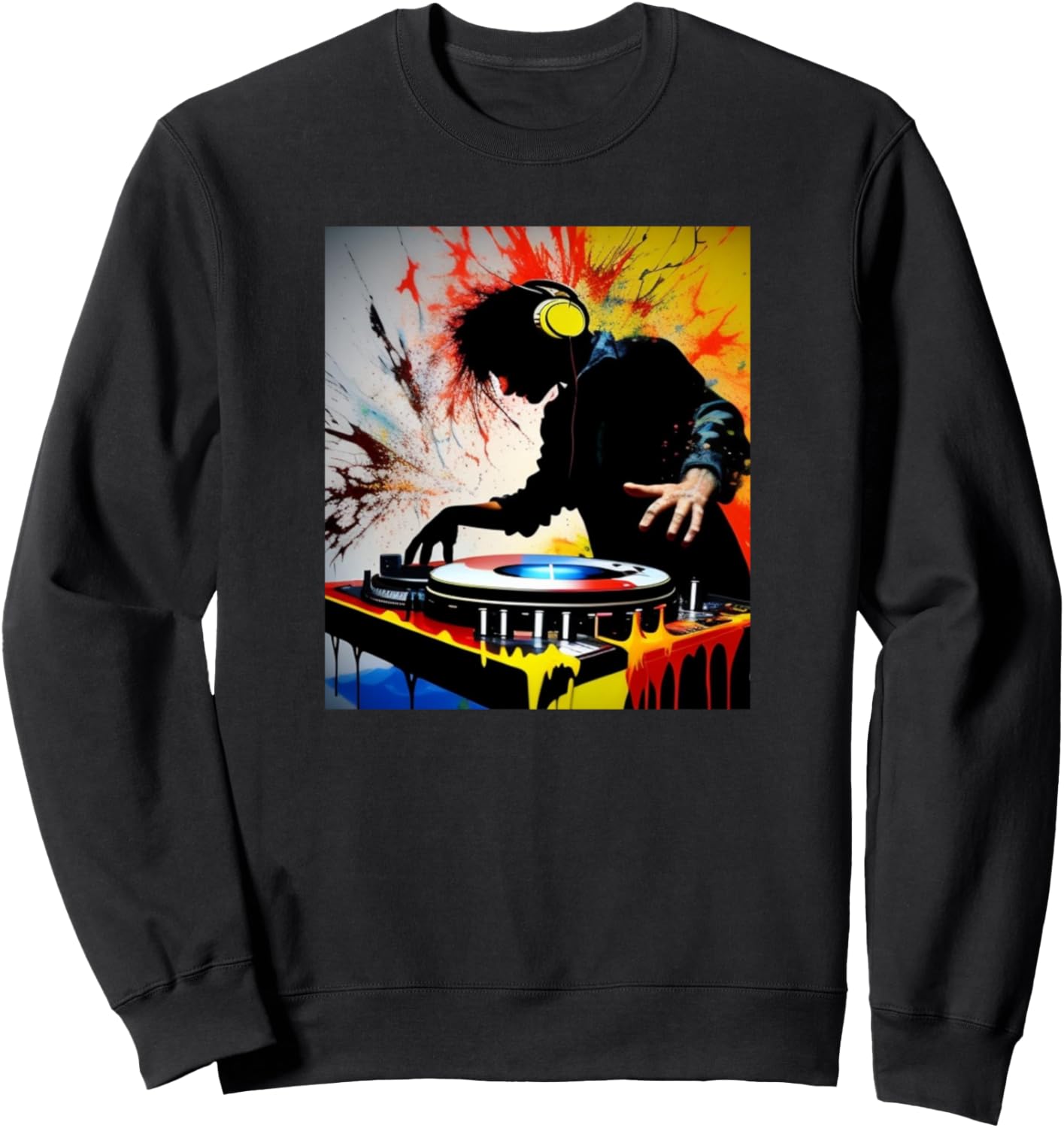 Толстовка с изображением диджея Ди Джоки и красочного проигрывателя виниловых пластинок Dj Turntable Discjockey | Men Women Kids Boys Gift, черный
Толстовка с изображением диджея Ди Джоки и красочного проигрывателя виниловых пластинок Dj Turntable Discjockey | Men Women Kids Boys Gift, черный