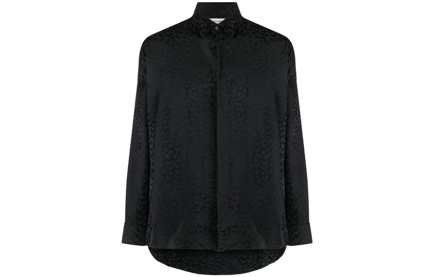 Рубашка мужская черная Saint Laurent, черный
Рубашка мужская черная Saint Laurent, черный