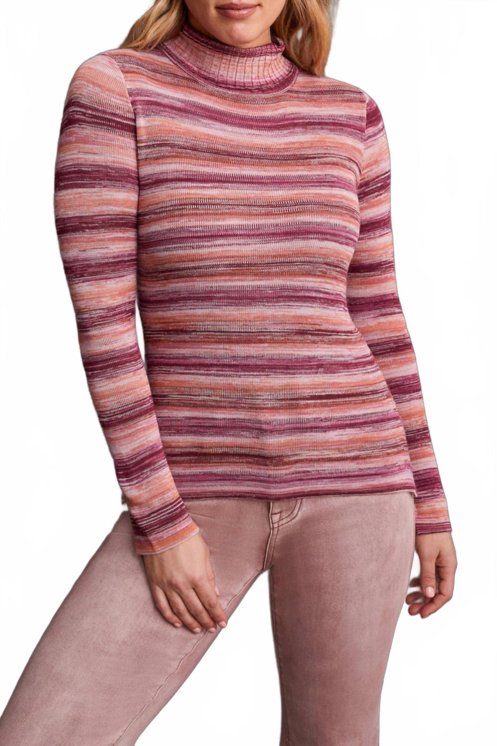 Фигурный водолазный свитер Space Dye в лиловом цвете TRIBAL
Фигурный водолазный свитер Space Dye в лиловом цвете TRIBAL