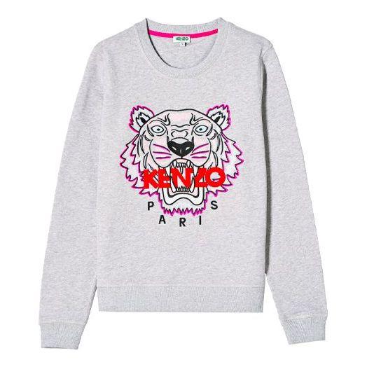 Свитер ss21 tiger head embroidery round-neck swea grey Kenzo, серый
Свитер ss21 tiger head embroidery round-neck swea grey Kenzo, серый