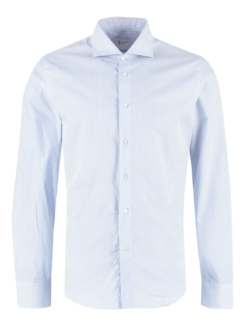 Полосатая хлопковая рубашка THE (Alphabet), синий
Полосатая хлопковая рубашка THE (Alphabet), синий