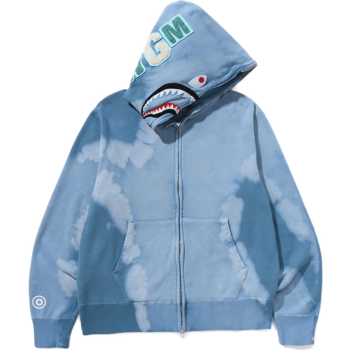 Тай-дай худи на молнии A BATHING APE, синий
Тай-дай худи на молнии A BATHING APE, синий