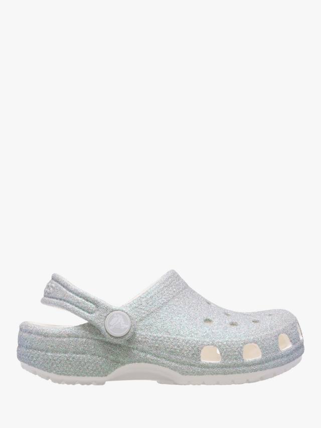 Детские классические кроксы с блестками Crocs, White
Детские классические кроксы с блестками Crocs, White