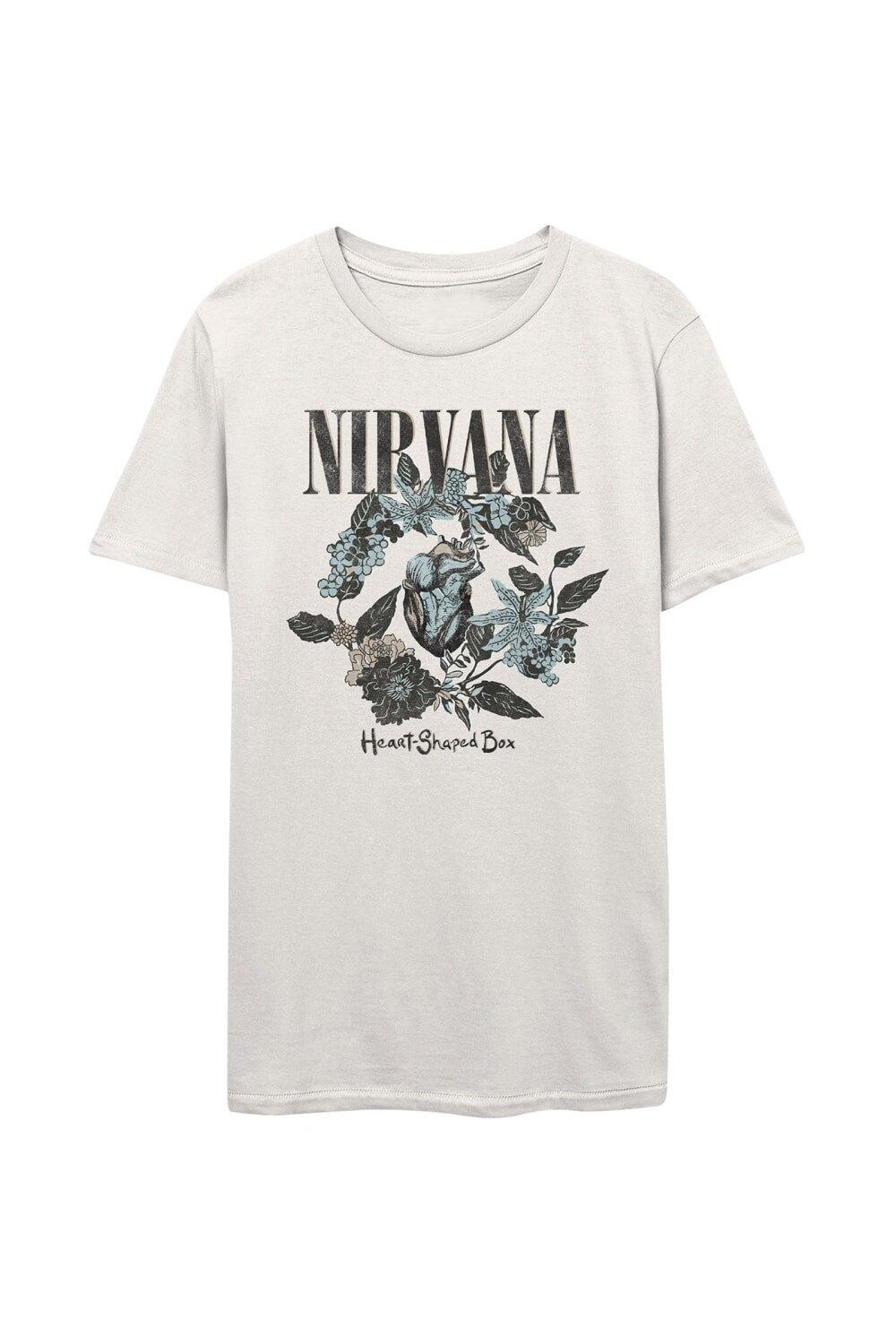 Футболка в форме сердца Nirvana, белый
Футболка в форме сердца Nirvana, белый