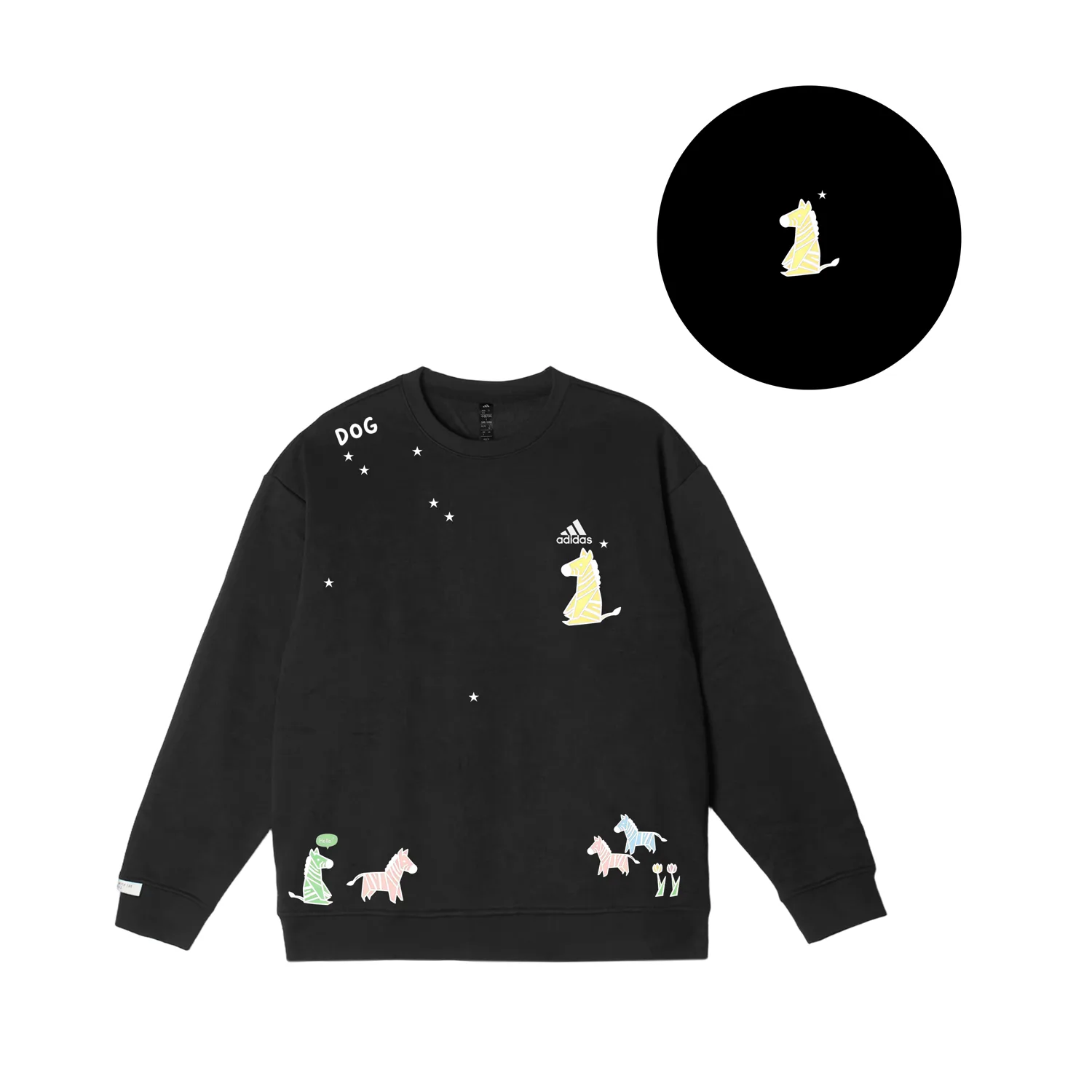 Толстовка с принтом Zebra Collection YMK Adidas, черный
Толстовка с принтом Zebra Collection YMK Adidas, черный