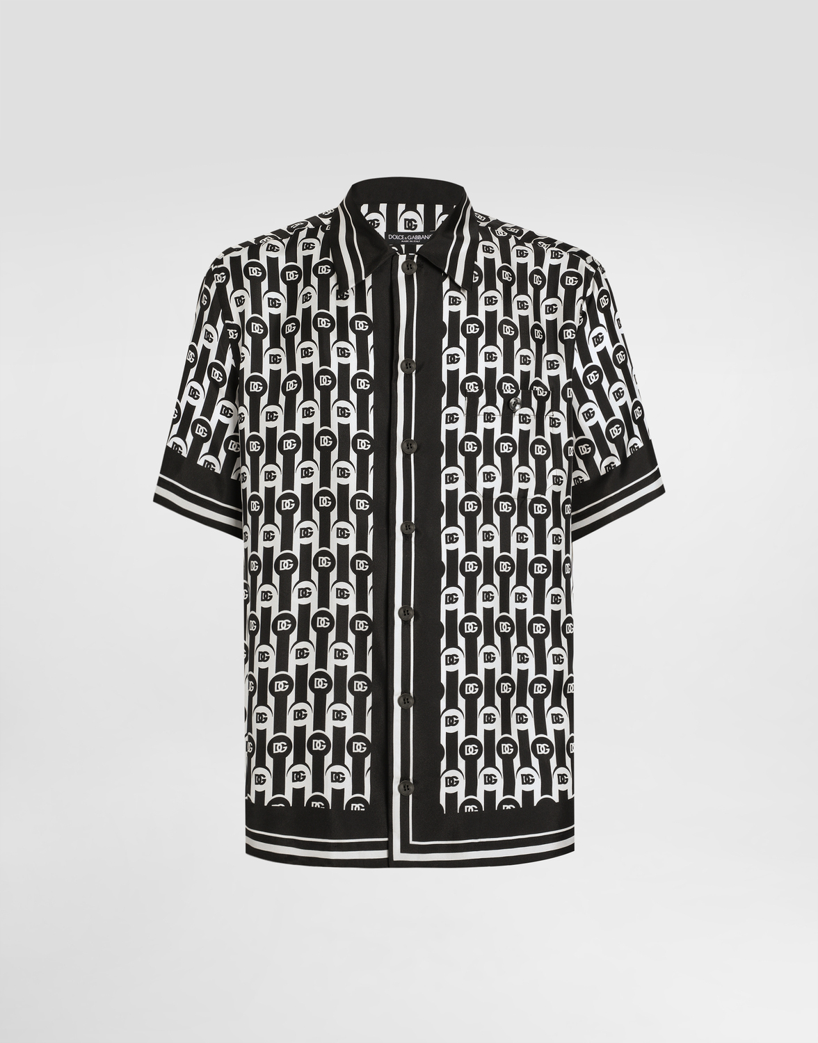 Рубашка из шелкового твила с гавайским принтом Dolce & Gabbana, принт
Рубашка из шелкового твила с гавайским принтом Dolce & Gabbana, принт