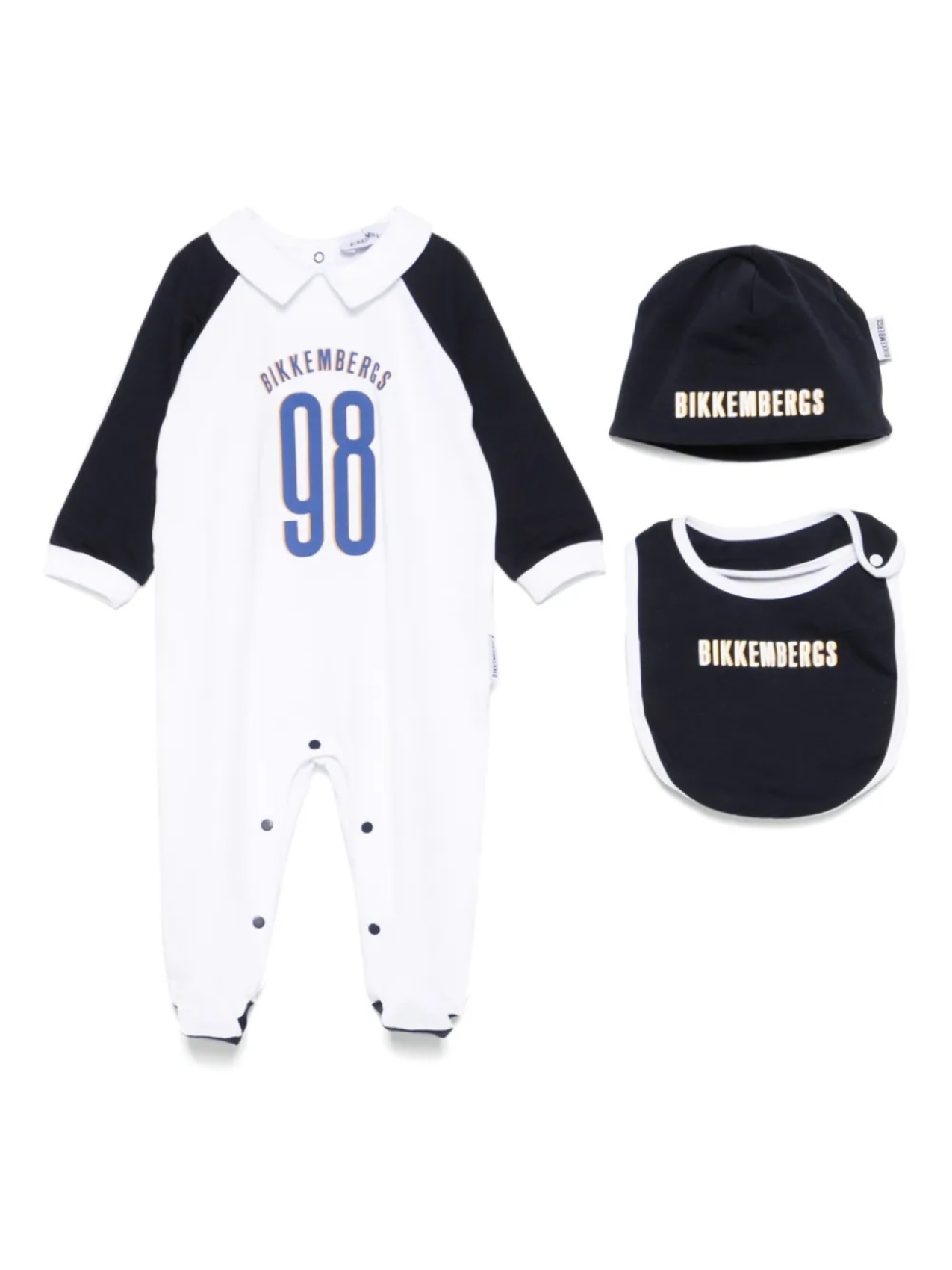 Комплект для новорожденного с логотипом BIKKEMBERGS KIDS, белый
Комплект для новорожденного с логотипом BIKKEMBERGS KIDS, белый