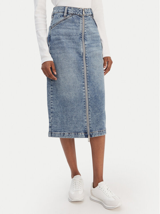 Джинсовая юбка regular fit LV047E710G Calvin Klein Jeans, синий
Джинсовая юбка regular fit LV047E710G Calvin Klein Jeans, синий