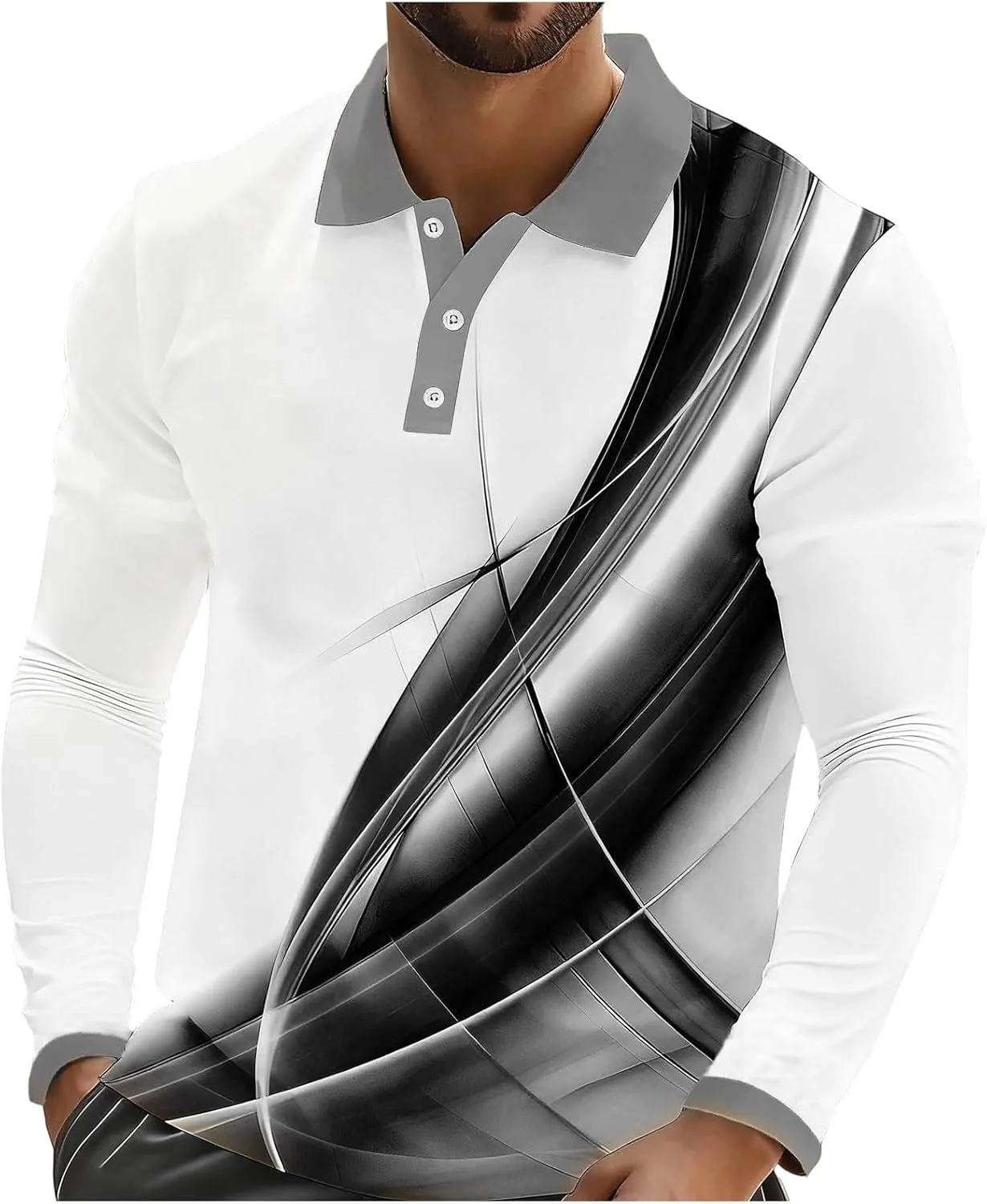 Мужская рубашка с длинным рукавом Casual Slim Fit
Мужская рубашка с длинным рукавом Casual Slim Fit