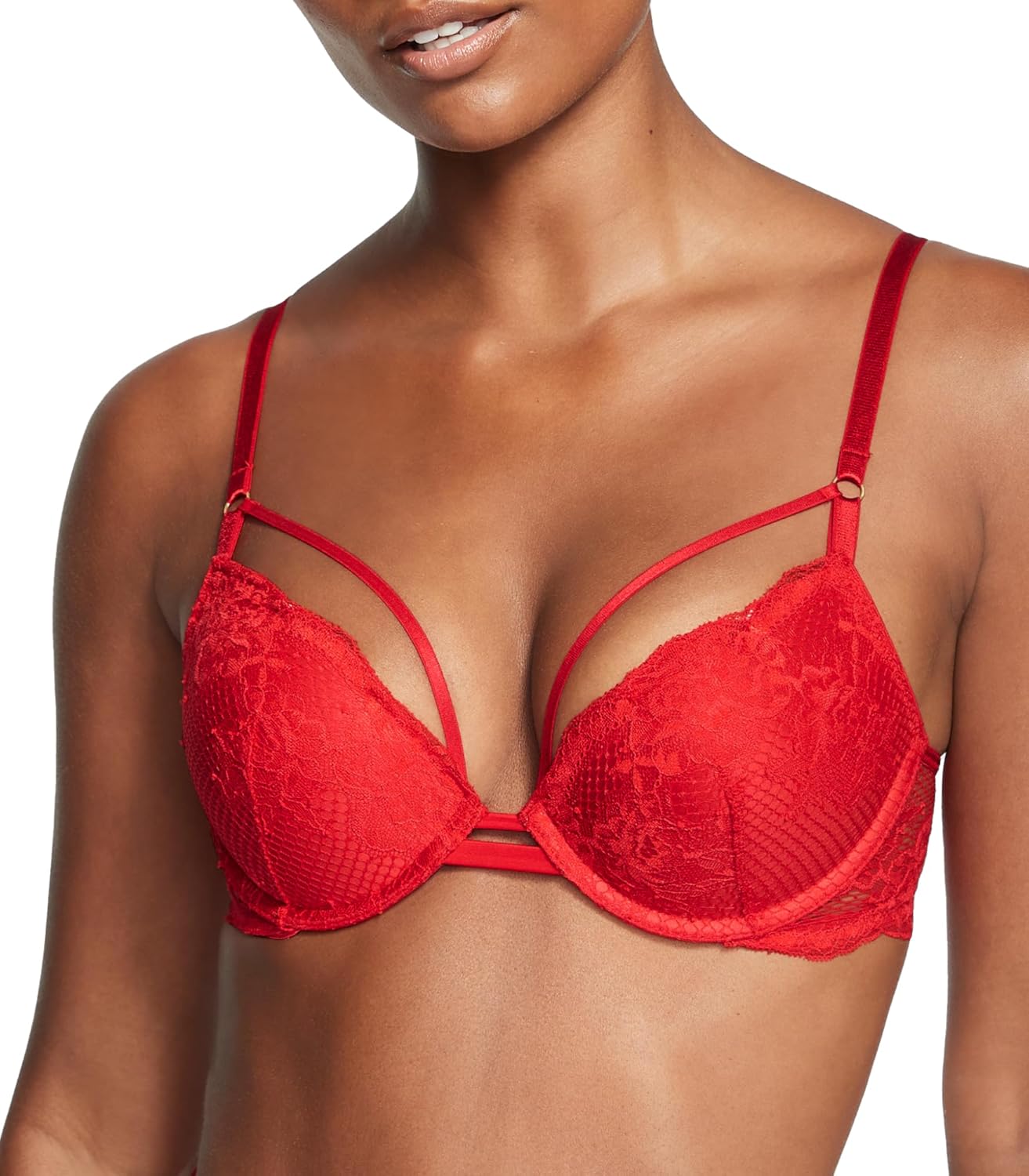 Бюстгальтер Victoria's Secret Very Sexy Push Up, добавляет 1 размер чашки, бюстгальтеры для женщин (32A-38DDD), Lipstick Red Lace
Бюстгальтер Victoria's Secret Very Sexy Push Up, добавляет 1 размер чашки, бюстгальтеры для женщин (32A-38DDD), Lipstick Red Lace