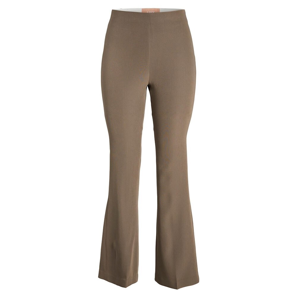Брюки-чиносы Jack & Jones Mynte Slim Flared Fit High Waist, коричневый 
Брюки-чиносы Jack & Jones Mynte Slim Flared Fit High Waist, коричневый