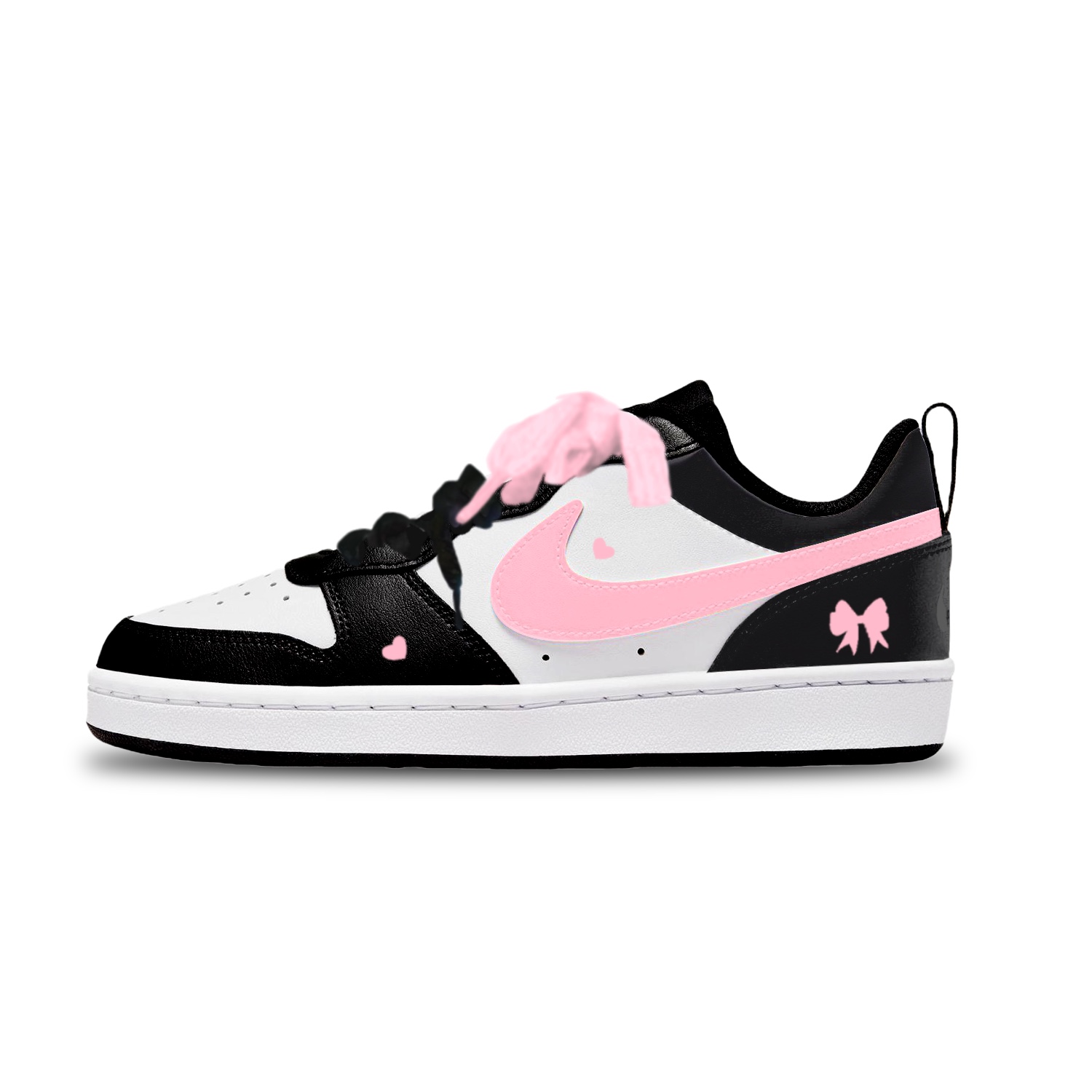 Nike Court Borough Pink Heart Knot Low top Детские скейтерские кроссовки Pink Unisex
Nike Court Borough Pink Heart Knot Low top Детские скейтерские кроссовки Pink Unisex