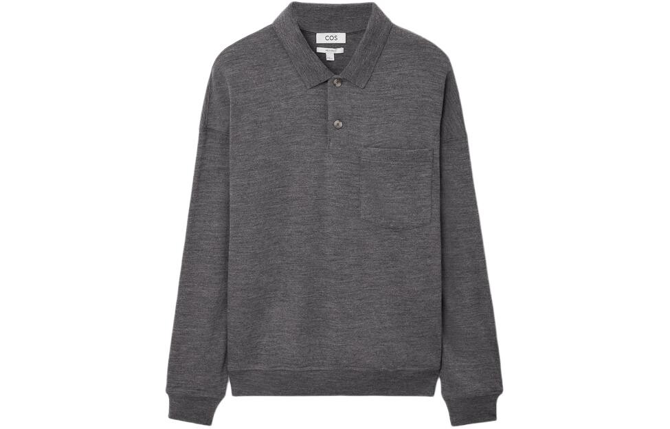 Рубашка поло мужская серая Cos, серый
Рубашка поло мужская серая Cos, серый