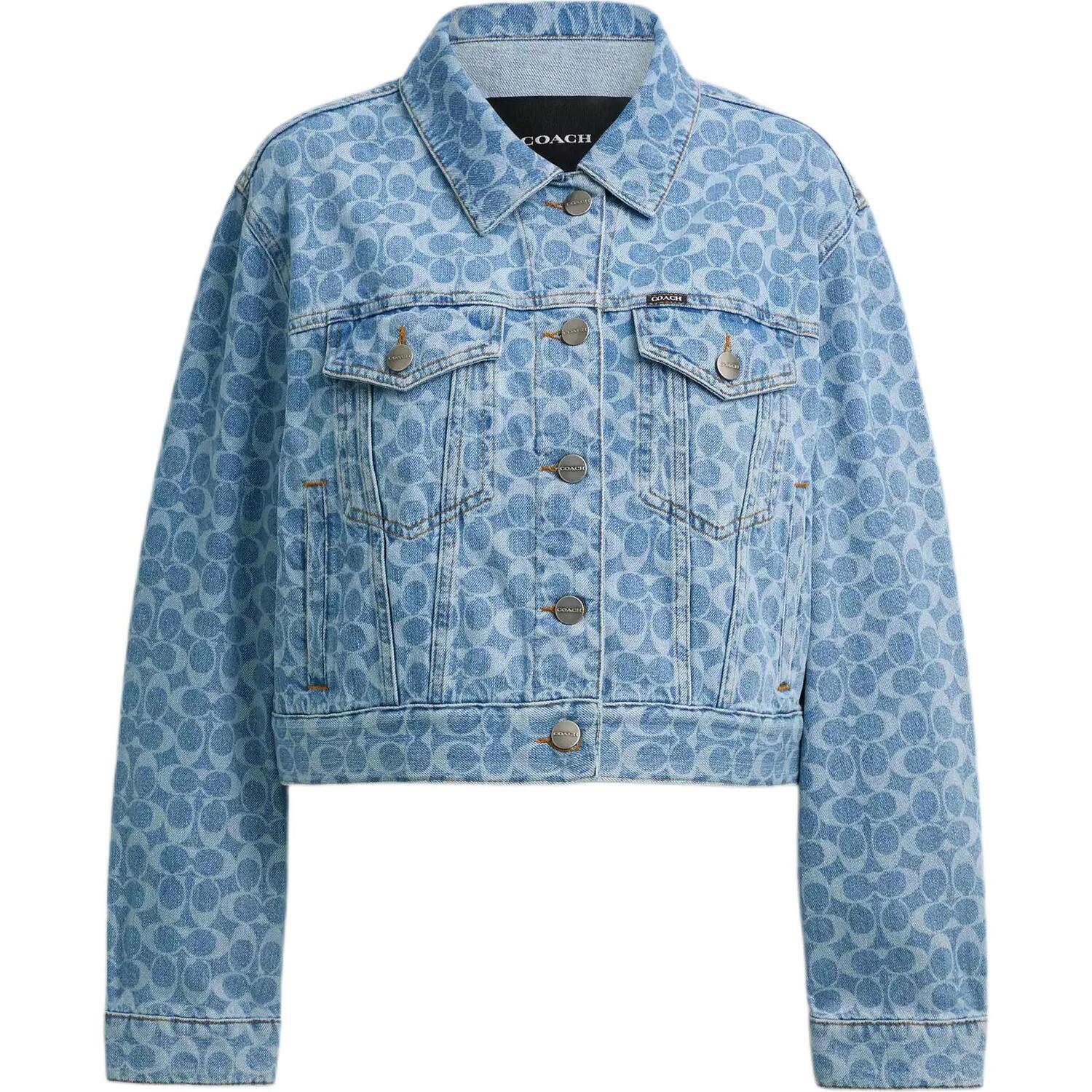 COACH Джинсовая куртка женская синяя, Blue
COACH Джинсовая куртка женская синяя, Blue