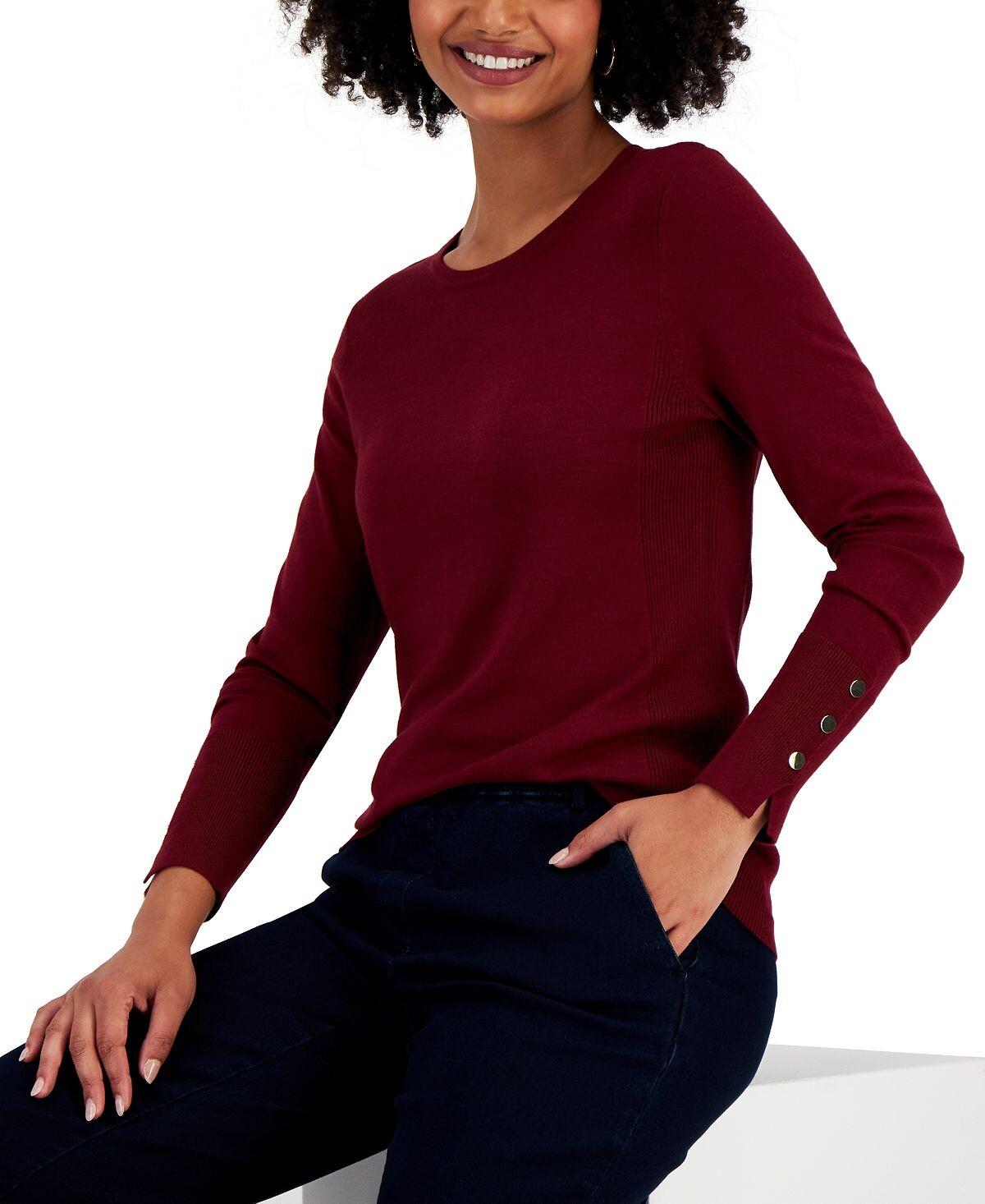 Свитер с рукавами на пуговицах JM Collection
Свитер с рукавами на пуговицах JM Collection