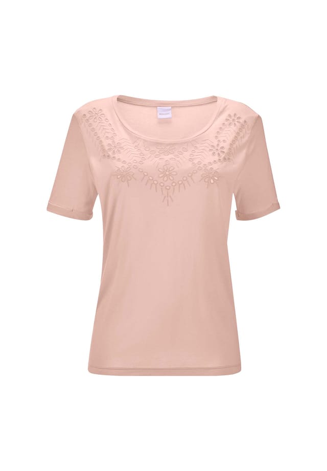 Рубашка с короткими рукавами и ажурной вышивкой Madeleine, розовый
Рубашка с короткими рукавами и ажурной вышивкой Madeleine, розовый