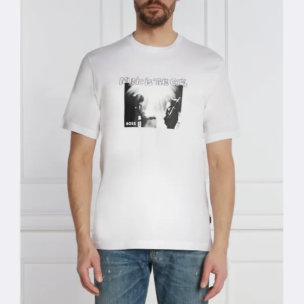 Футболка стандартного кроя Boss, белый
Футболка стандартного кроя Boss, белый