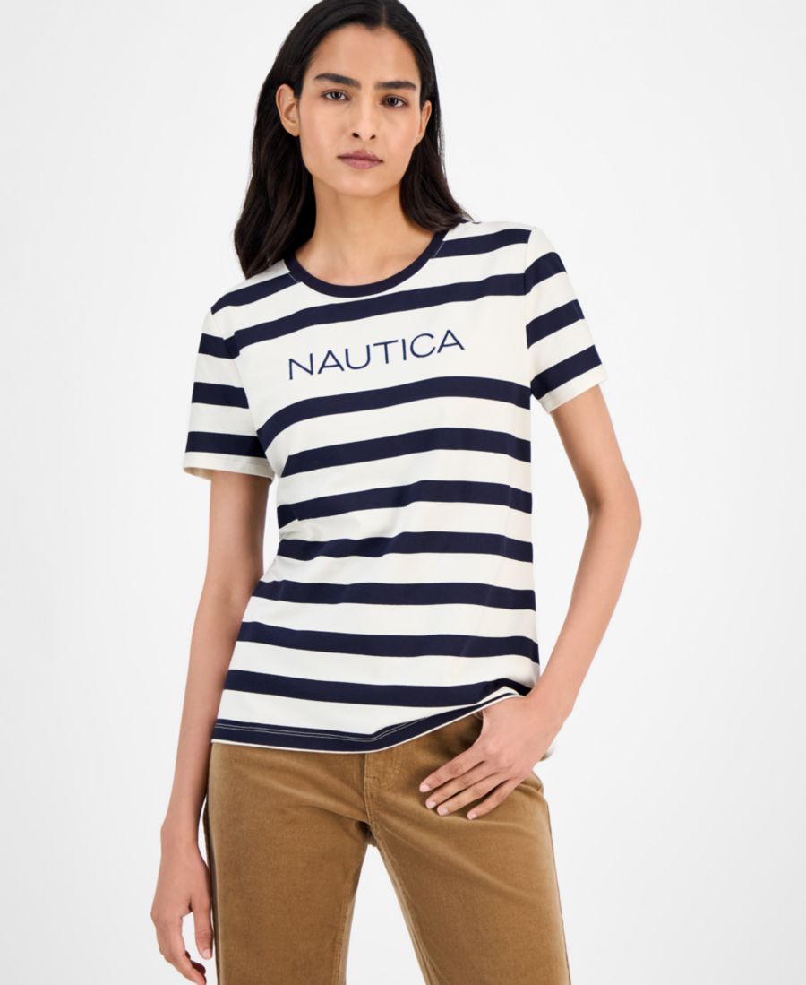 Женская футболка с круглым вырезом и логотипом Nautica Jeans, White Swan/ Night Sky, Белый, Женская футболка с круглым вырезом и логотипом Nautica Jeans, White Swan/ Night Sky
Женская футболка с круглым вырезом и логотипом Nautica Jeans, White Swan/ Night Sky, Белый, Женская футболка с круглым вырезом и логотипом Nautica Jeans, White Swan/ Night Sky