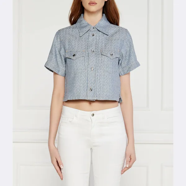 Рубашка стандартного кроя с добавлением белья Liu Jo, синий
Рубашка стандартного кроя с добавлением белья Liu Jo, синий