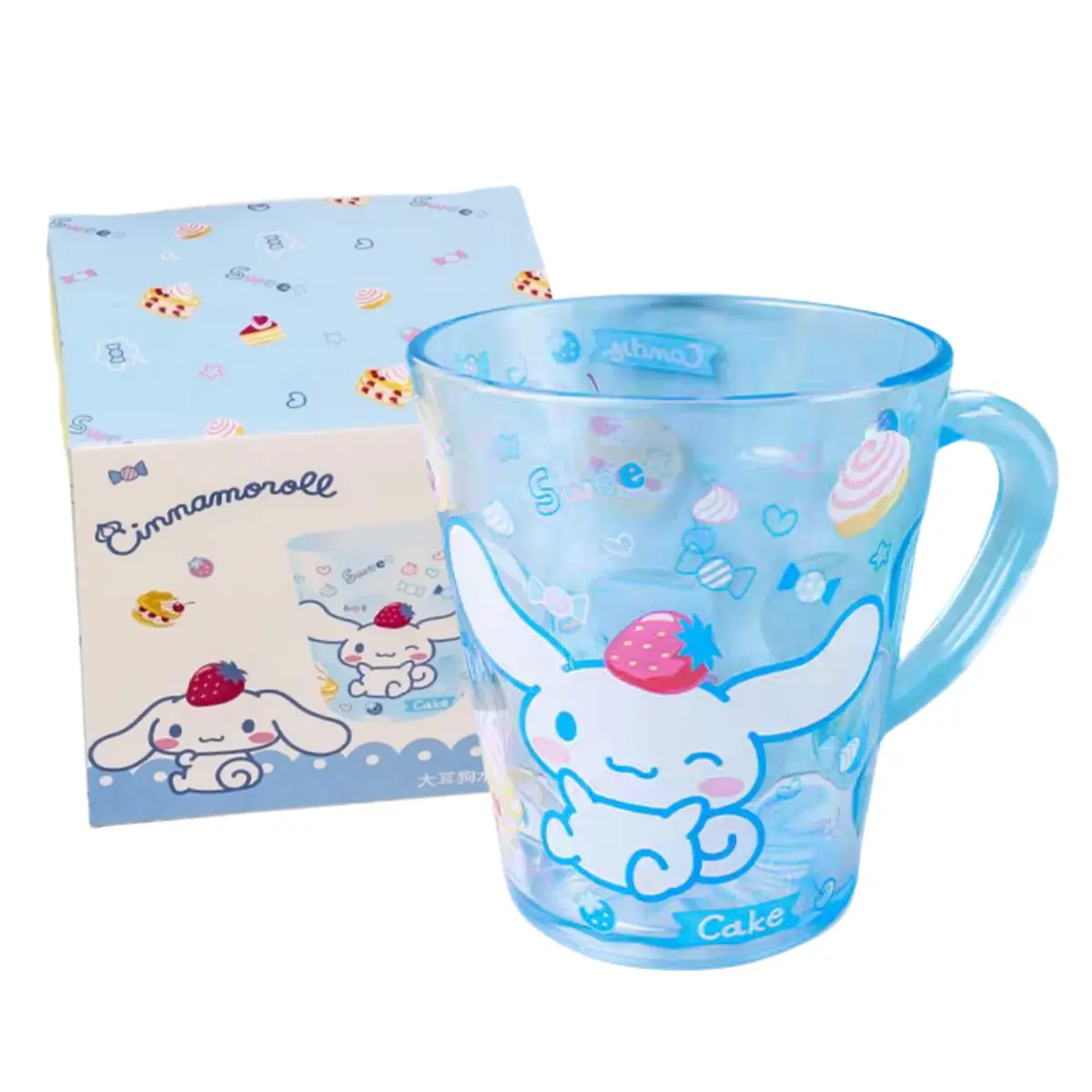 Пластиковые стаканы для воды Sanrio, Cinnamoroll Crystal Glass
Пластиковые стаканы для воды Sanrio, Cinnamoroll Crystal Glass