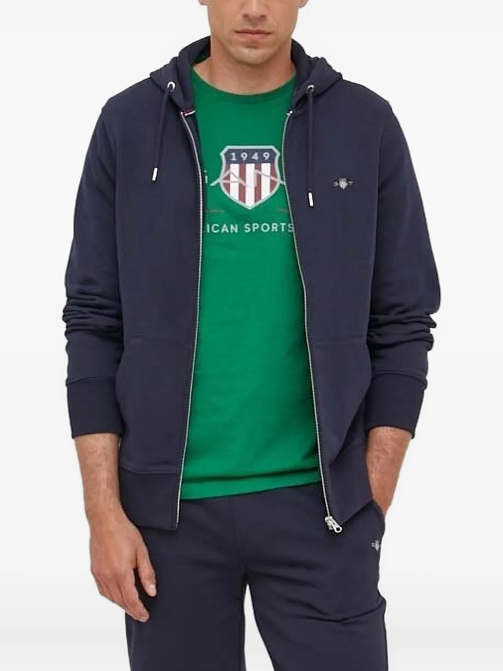 Худи на молнии Gant, синий
Худи на молнии Gant, синий